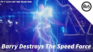 Barry Destroys The Speed Force HD  The Flash 7x02  Arrowverse Scenes [upl. by Meyeroff]