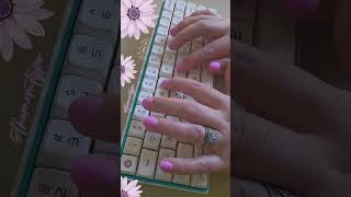 ASMR Typing 😍 asmrtyping [upl. by Enomyar214]