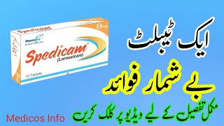 Spedicam tablet uses benefits side effects in UrduHindi  Lornoxicam tablet uses in Urdu [upl. by Montagu]