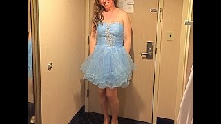 Michael m2f Dressed for the Transgender Ball Having Fun [upl. by Lessig]