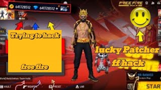 trying to hack free fire with lucky Patcher 🙂 [upl. by Doownyl133]