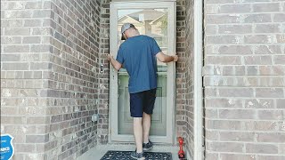 Install Andersen 3000 Series ScreenStorm Door Model H3SEL36SA from Home Depot [upl. by Steck]