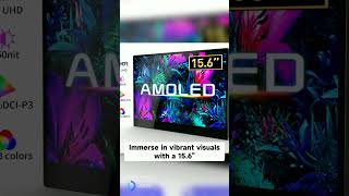 Bimawen 156 inch OLED 4K1080P Touch Portable Monitor 1MS Gaming Monitor 100�IP3 [upl. by Aborn]