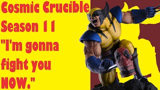 MSF Cosmic Crucible Season 11Wk 1 Marvel Strike Force [upl. by Ecinev384]