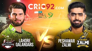 Lahore Qalandars VS Peshawar Zalmi  Match 12  Live  Review  PSL 9 Live  Scorecard [upl. by Spracklen193]