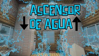 COMO HACER ASCENSOR DE AGUA EN MINECRAFT 1182  FORMA FÁCIL Y RÁPIDA [upl. by Aratnahs25]