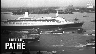 New York  QE2 Arrival 1969 [upl. by Gniw]