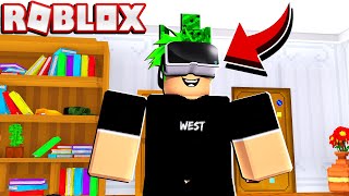 First Time Trying Roblox VR [upl. by Oironoh]