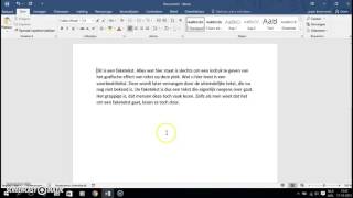 Randen toevoegen in Word 2016 [upl. by Lory]