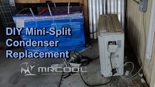 Replacing MRCOOL DIY MiniSplit Condenser Unit [upl. by Gnoy426]