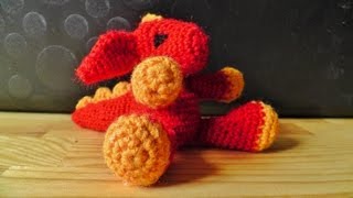 Amigurumi Drache Häkelanleitung Teil 2  ® Woolpedia [upl. by Alesi]