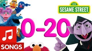 Sesame Street 020 Counting Songs  Number of the Day Compilation [upl. by Anitsud]