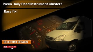 IVECO DAILY INSTRUMENT CLUSTER ISSUE EASY FIX [upl. by Alimrahs]