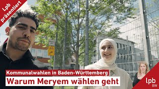 Warum Meryem bei den Kommunalwahlen wählen geht [upl. by Oruasi]