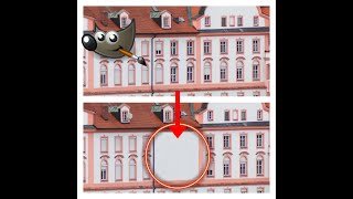 Objekte aus dem Foto entfernen  Gimp tutorial [upl. by Adneral553]