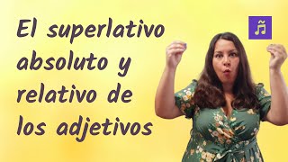 Learn the COMPARATIVE and SUPERLATIVE in Spanish [upl. by Notsur]