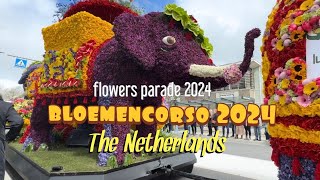 Bloemencorso Bollenstreek 2024  FLOWERS PARADE 2024 in Noordwijk The Netherlands [upl. by Yolanthe]