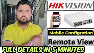 Hikvision Cctv Camera Connect to Mobile Hikvision Dvr Online [upl. by Sirej]