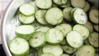 Recipe For Homemade English Cucumber Pickles [upl. by Acinoj]