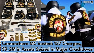 Comanchero MC hit with 130 criminal charges after a threeyear probe [upl. by Calloway566]