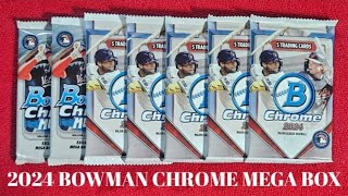 2024 Bowman Chrome Baseball Mega Box Rip  Mojo Refractors [upl. by Easton]