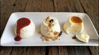 PANNA COTTA original Italian recipe without gelatin [upl. by Salman]