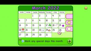 Starfall Calendar March 19 2022 [upl. by Skelly]