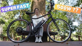 500W Rear Motor Wheel Ebike Conversion Kit for Cassette Bike BuildTop Speed Test amp Review [upl. by Eidorb]