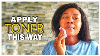 HOW TO APPLY TONER CORRECTLY ON YOUR FACE TO AVOID SKIN IRRITATION [upl. by Benedick101]