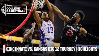 Cincinnati Bearcats vs Kansas Jayhawks  Full Game Highlights  ESPN College Basketball [upl. by Gagliano]