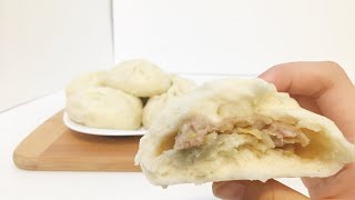 Grandpa making Chinese Steam Buns  Baozi  delicious meat filling [upl. by Negrom]