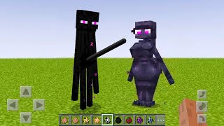 Ender Woman MOD ADDON in Minecraft [upl. by Atteiram]