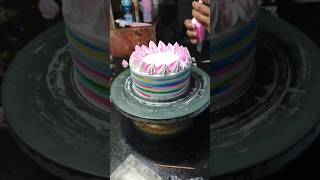 Colour 🌈 design Combination Cake recipe youtubshorts recipe viralvideo shorts cakedecorating [upl. by Coral]