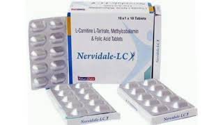 Nervidale LC Tablets LCarnitine LTartrate Methylcobalamin amp Folic Acid Tablets [upl. by Reivaxe]