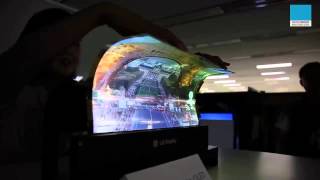 Pantalla LG flexible con tecnologia OLED [upl. by Lyall]