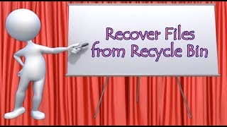 Recover Files from Recycle Bin [upl. by Notslar]