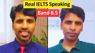 Band 85 IELTS Speaking  Real Exam [upl. by Nauquf267]