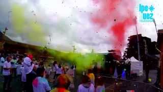 Alpe dHuez  COLOR PARTY  Closing 2015 [upl. by Neilla]