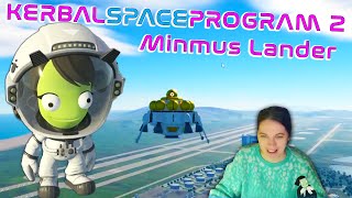 Kerbal Space Program 2  Minmus Lander  Early Access Mission amp Science progression [upl. by Sluiter]