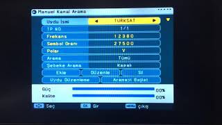 türksat 4a uydu ekleme 2020 Basit uydularda kanal arama [upl. by Alomeda]