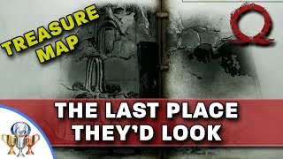 God of War Treasure Map  The Last Place Theyd Look  Map and Dig Spot Locations [upl. by Agnes418]