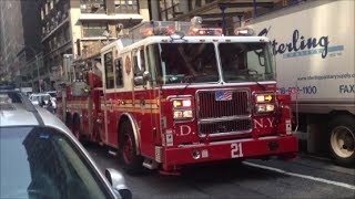 FDNY Responding Compilation 1 Full of Blazing Sirens amp Loud Air Horns Throughout New York City [upl. by Asoramla]