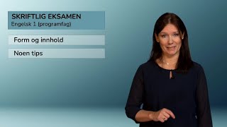 Engelsk 1 programfag Skriftlig eksamen [upl. by Sawyer]