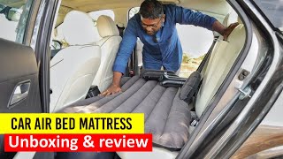 Car Air Bed Mattress  Unboxing amp Review  இந்த காற்று மெத்தை காருக்கு எப்படி இருக்கு  Birla [upl. by Etnoel]