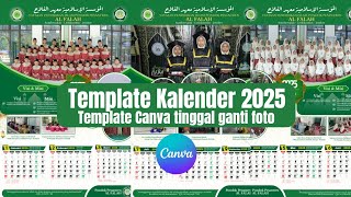 TEMPLATE CANVA KALENDER 2025 LENGKAP JAWA HIJRIYAH [upl. by Basile]