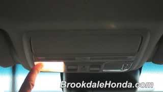 2013  Honda  Accord  Turn On The Interior Lights  How To By Brookdale Honda [upl. by Nosnhoj]