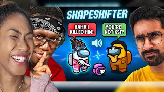 SIDEMEN AMONG US PROXIMITY CHAT SHAPESHIFTER SPECIAL  Reaction [upl. by Linder779]