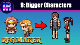 How to make taller and better characters in RPG Maker [upl. by Nessim]