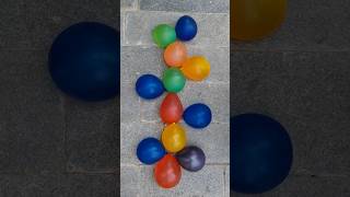 beautiful flowers from color balloon  balloonspop reverse satisfying asmr satisfying [upl. by Falito]