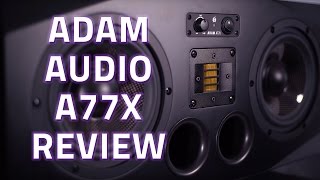 Adam Audio A77X 3Way Active Monitors Review [upl. by Eibrad678]